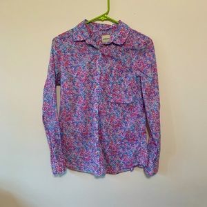 Floral button up